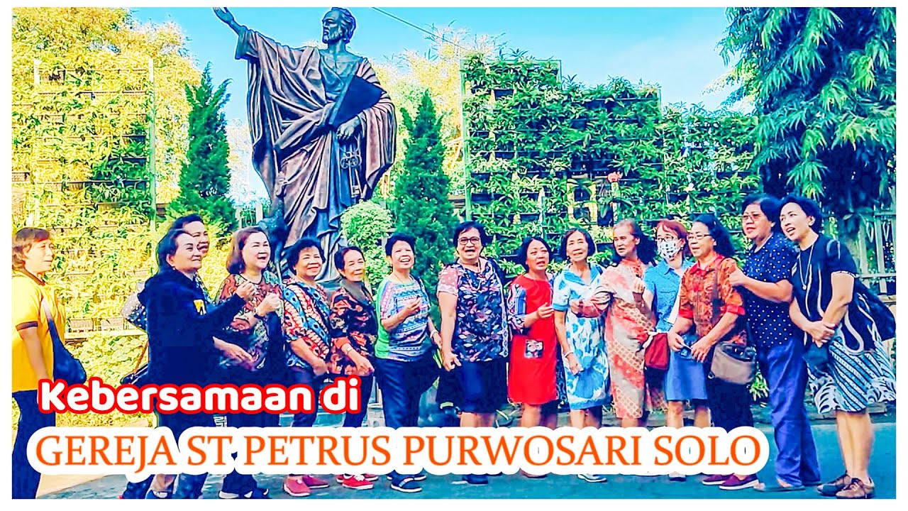 KEBERSAMAAN SESUDAH MISA PAGI | Selamat Hari Ulang Tahun  Ke 82 Gereja St Petrus Purwosari Solo