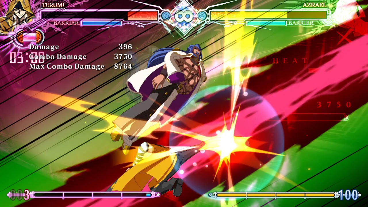 [BBCF2.0] Terumi High Damage Combo 2 (OD AF 236236D Starter)