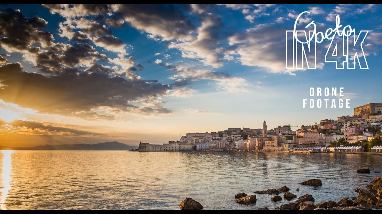 Gaeta from drone's eyes - 4K