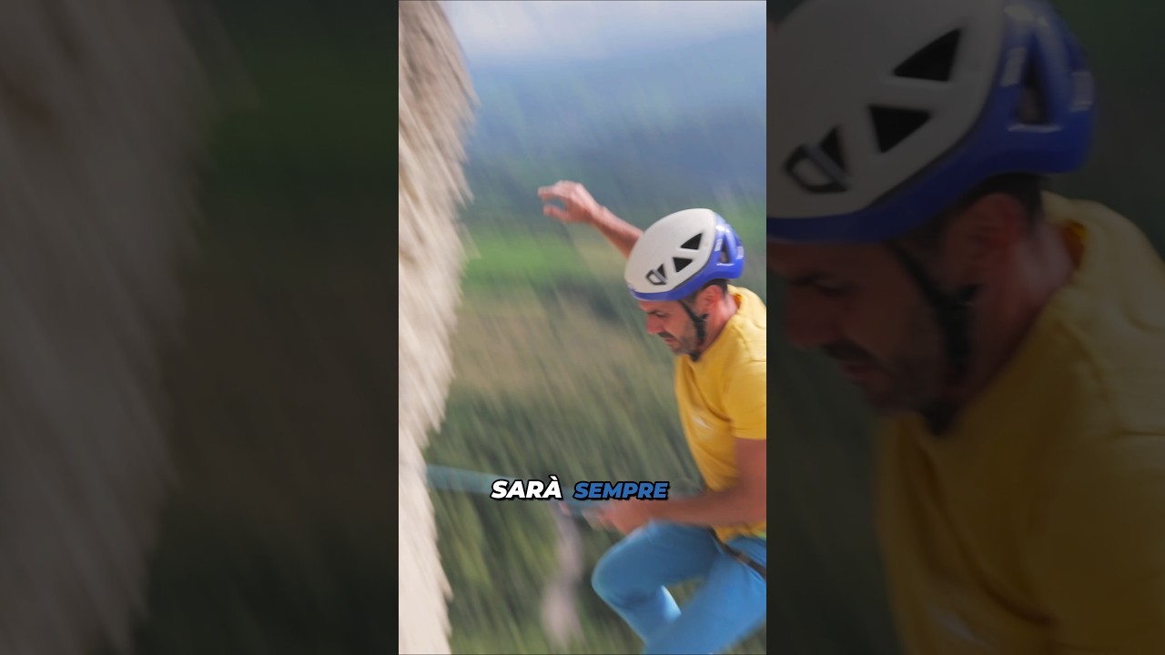 Dove tenere la corda per evitare il ribaltamento in caso di volo #arrampicata #climbing #paura