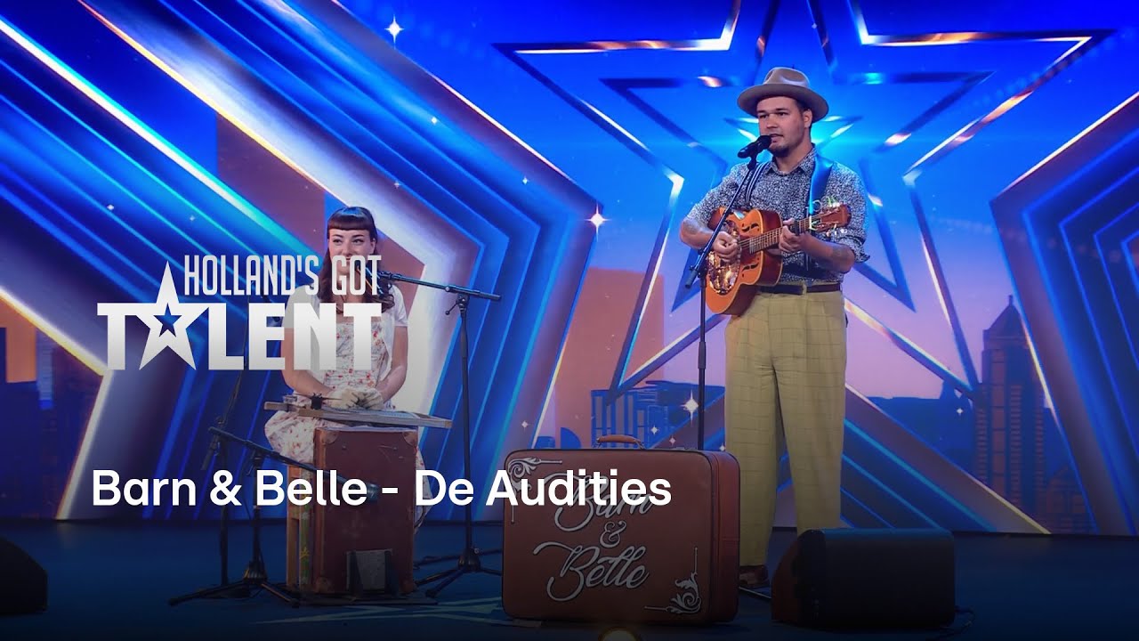 Wasbord en koffer? Barn & Belle's UNIEKE sound SPLITST de jury! | Holland's Got Talent