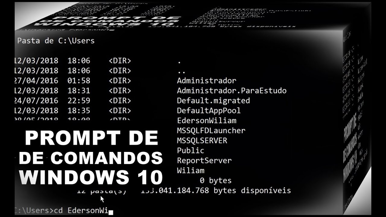 Dicas Windows 10 – Veja Como abrir e navegar entre pastas com o Prompt de Comandos do Windows 10