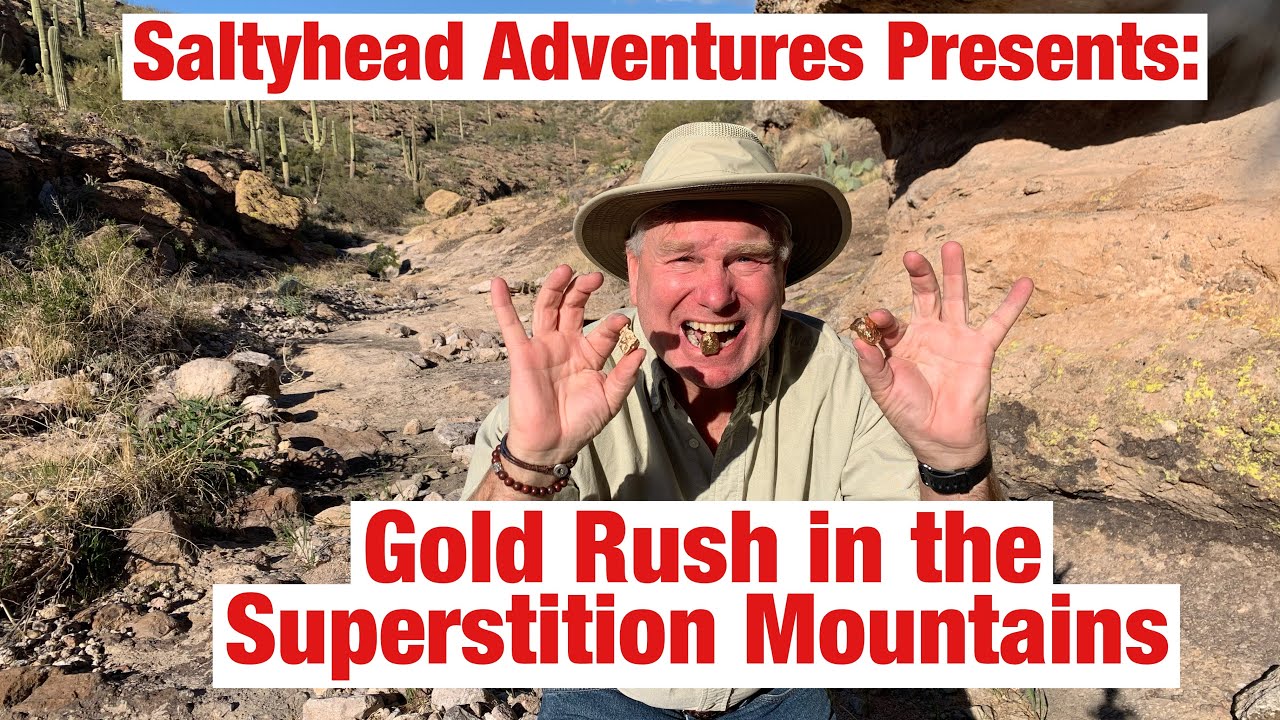 Superstition Mountains looking for gold with Saltyhead.