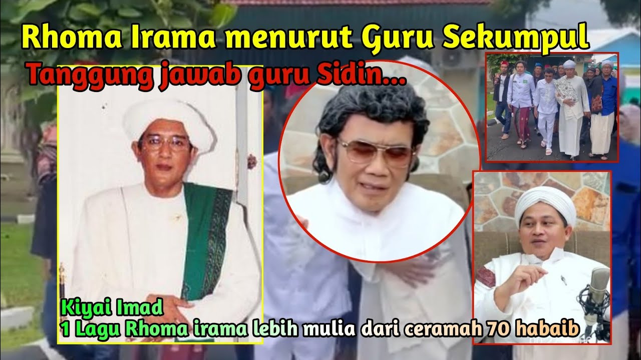Rhoma Irama menurut Guru Sekumpul, Nasab Ba'alawi, Kyai Imad Lagu Rhoma Irama lebih mulia