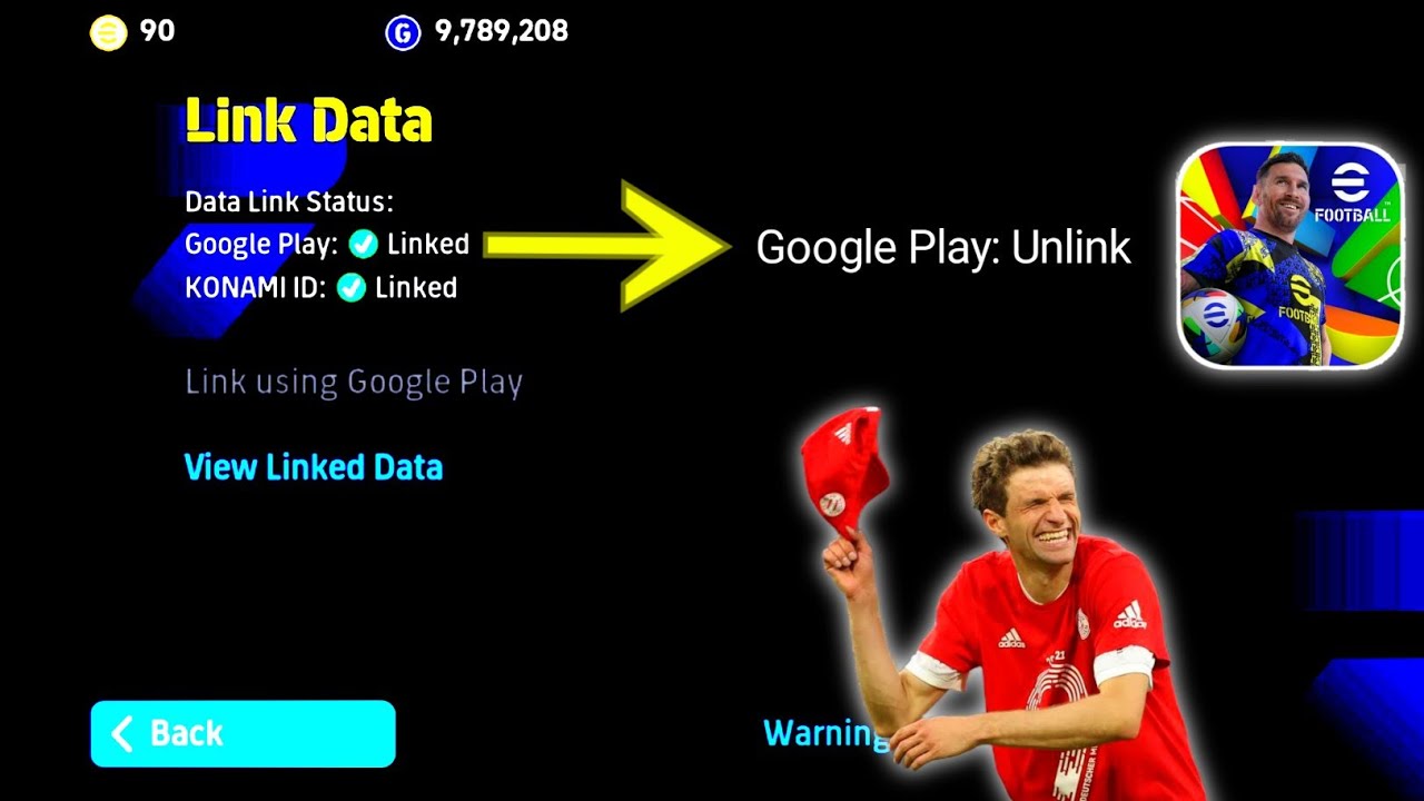 Как ОТМЕНИТЬ ПРИВЯЗКУ Google Play к eFootball — ИСПРАВЬТЕ свою учетную запись ПРЯМО СЕЙЧАС!