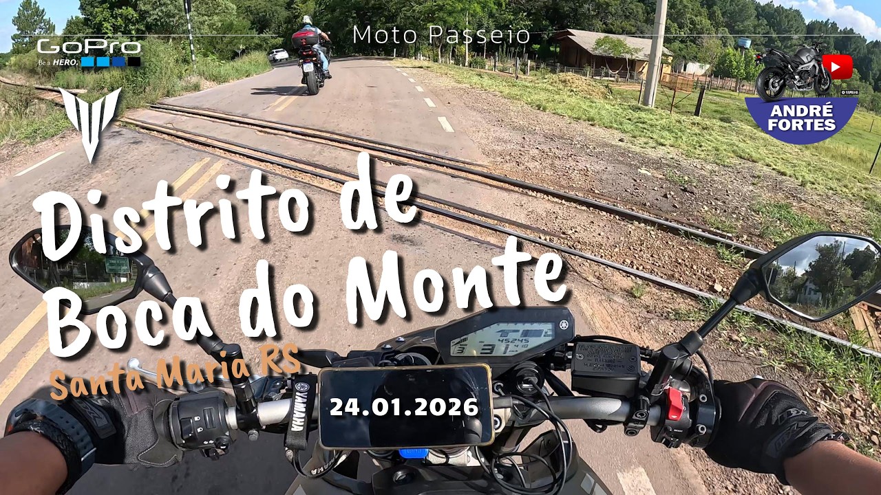 Moto passeio | Distrito de Boca do Monte, Santa Maria RS | 21.02.2026