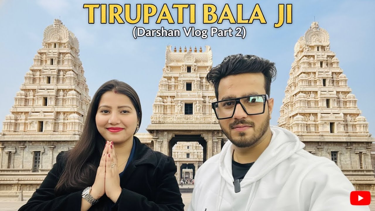 Delhi To Tirupati Flight Journey ✈️ (Darshan Part 2)
