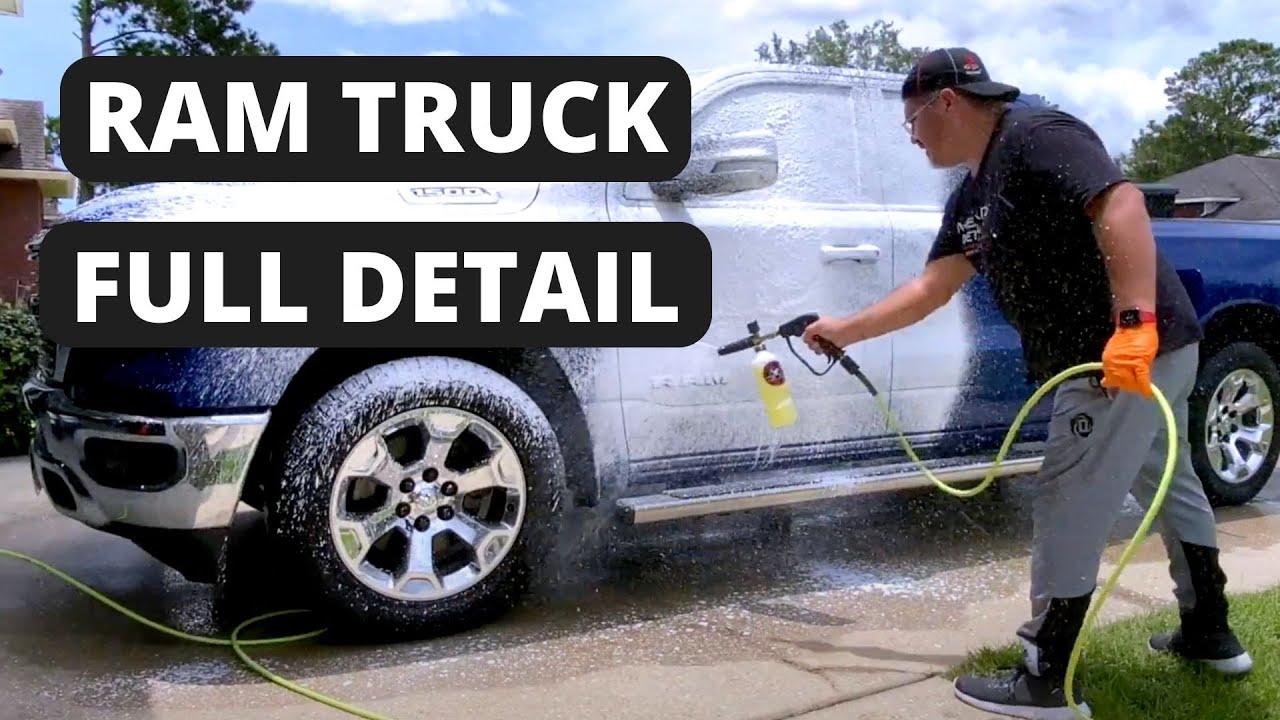 HOW TO  DEEP CLEAN A RAM TRUCK IN 2022