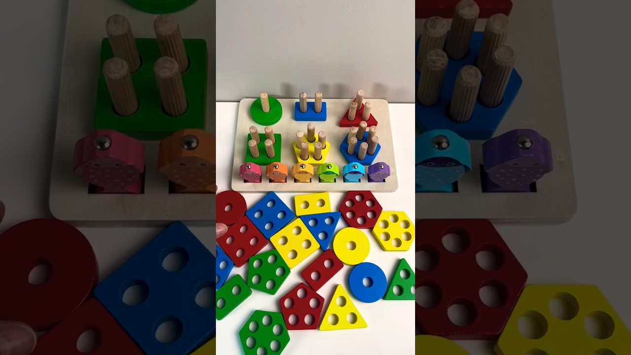 Learn Colours and Shapes for Toddlers| Preschool Learning #toddlerlearning #learnshapes #learncolors