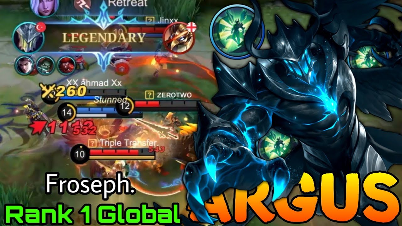 Eternal Evil Argus the Dark Angel! - Top 1 Global Argus by Froseph. - Mobile Legends