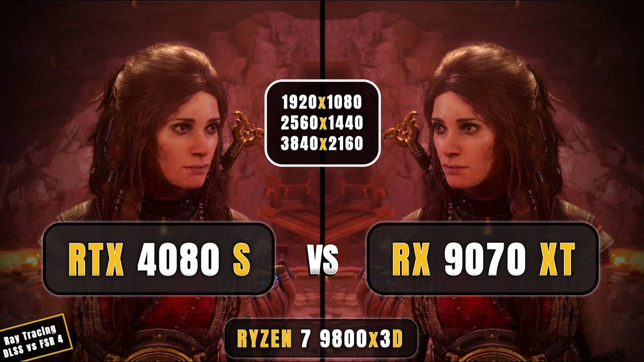 RX 9070 XT vs RTX 4080 Super | Biggest Comparison | 1080P, 1440P, 4k | RT + DLSS vs FSR 4 | 9800x3D