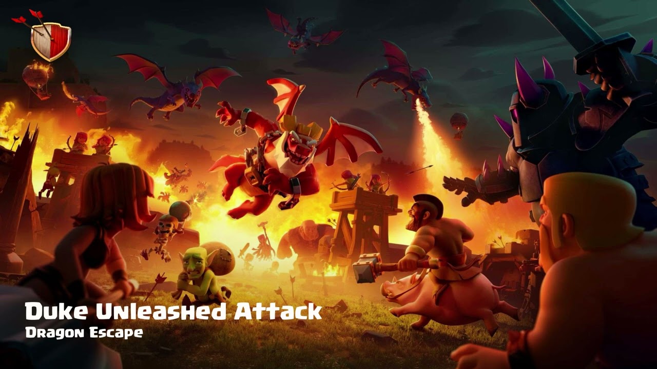 Dragon Escape Attack - Clash of Clans OST