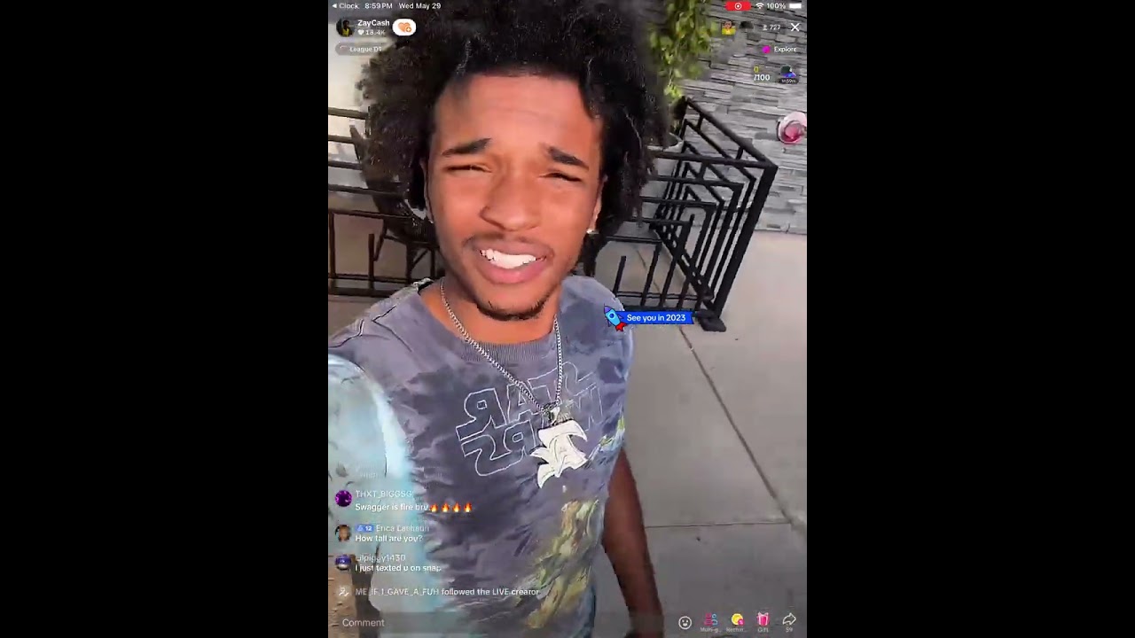 Isaiah Hill TikTok Live 5-29-24