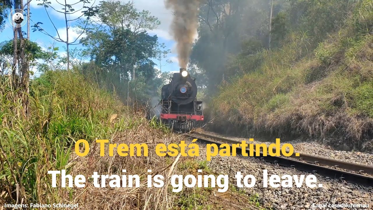 🇧🇷Trem de partida / The train is going to leave - S&atilde;o Bento do Sul/SC - 2025 - (Brasil) #steamtrain