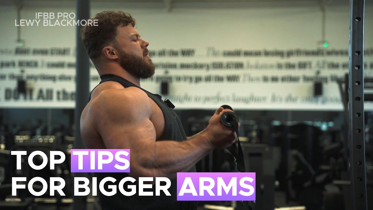 How To Avoid Mistakes For Bigger Biceps - Best Bicep Workout Tips | Lewy Blackmore