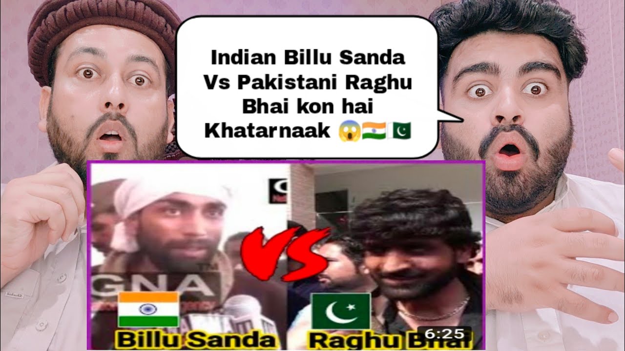 Indian Billu Sanda Vs Pakistani Raghu Bhai | Indian Gangster Vs Pakistani Gangster | Pakistani React