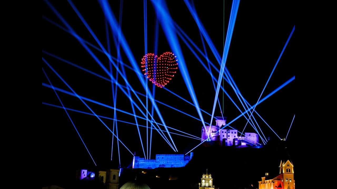 Lumi Sway drone show Trencin 2026