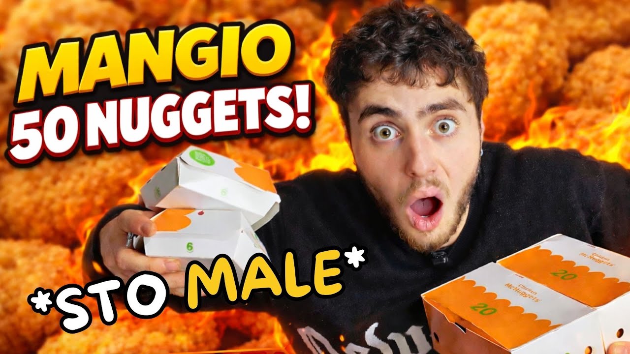 HO MANGIATO 50 NUGGETS...🐓