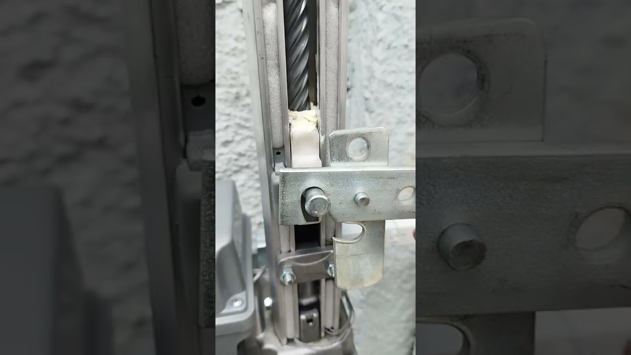 Como colocar o motor no manual do port&atilde;o basculante.