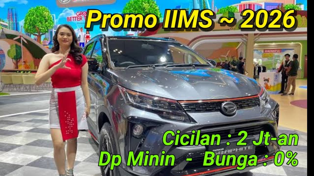 Promo IIMS 2026 Daihatsu. Diskon 2 Digit Gemuk. Bunga 0%. Promo Daihatsu Terios dan AYLA 2026.