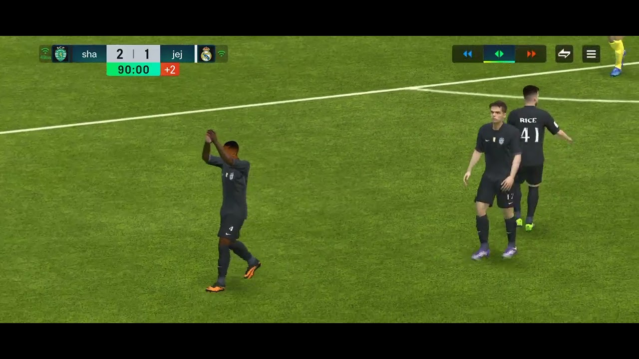 We played against a very pro player but I win against him