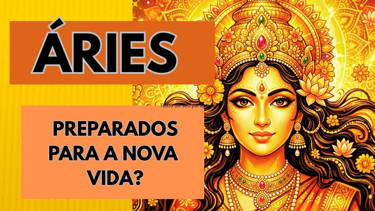 ÁRIES ♈️ PREPARADOS PARA UMA NOVA VIDA? 