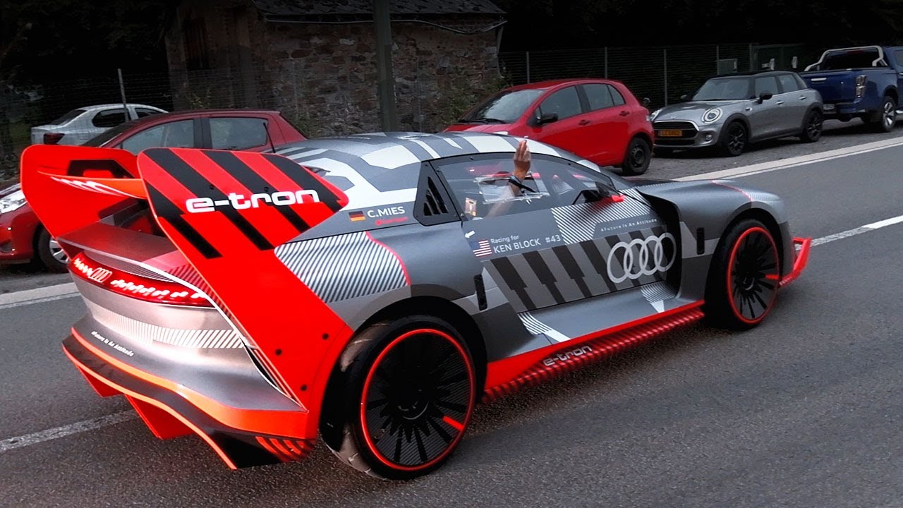 2021 Audi S1 Hoonitron | Burnouts & Electric sounds | 24h of Spa 2023
