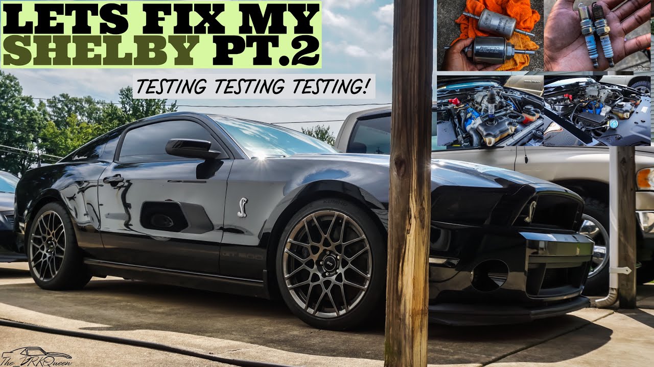 Did I BLOW UP My Mustang GT500?|| HeadGasket & Compression Test, Fuel Filter, Spark Plug Replacement