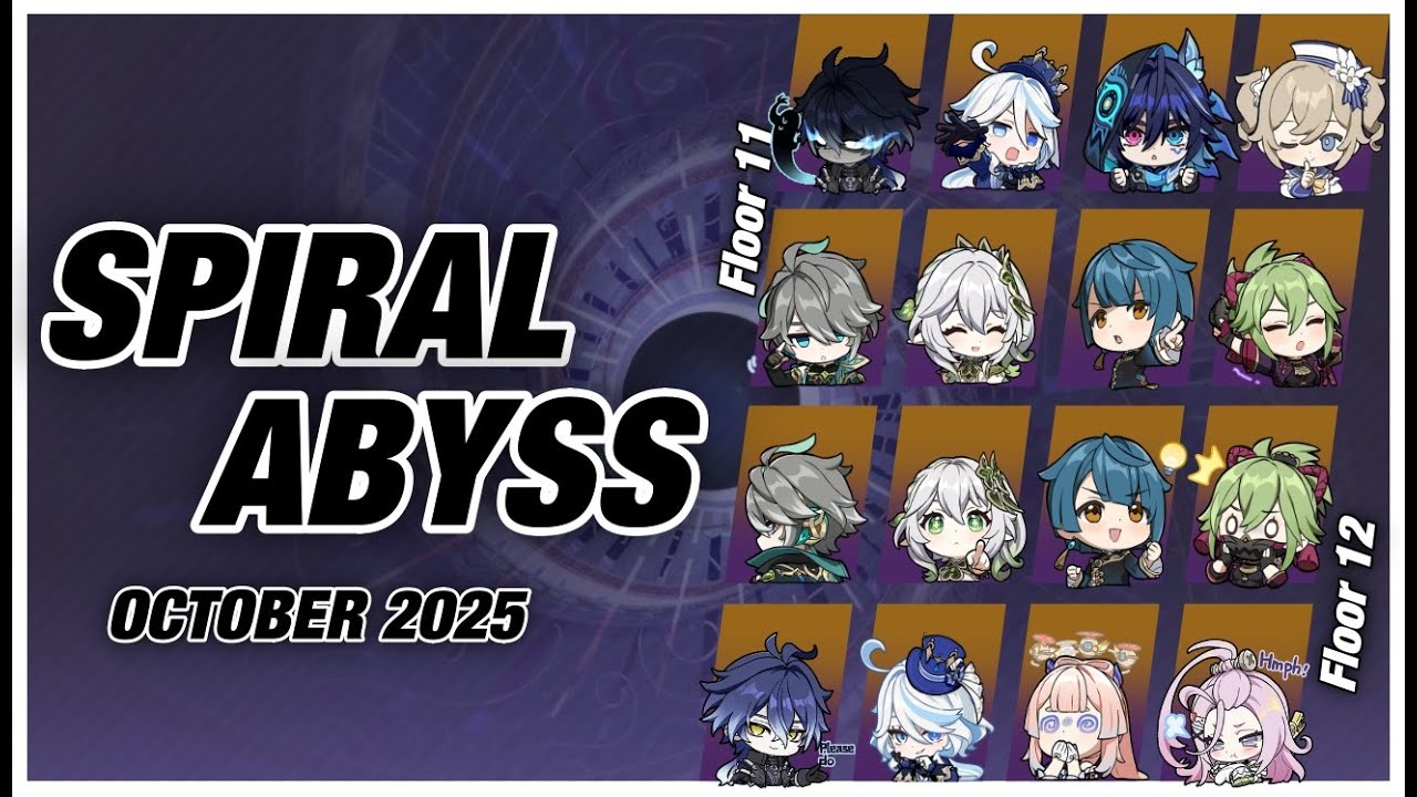Genshin Content to Fall Asleep to: Genshin Impact Spiral Abyss October 2025 | Godric