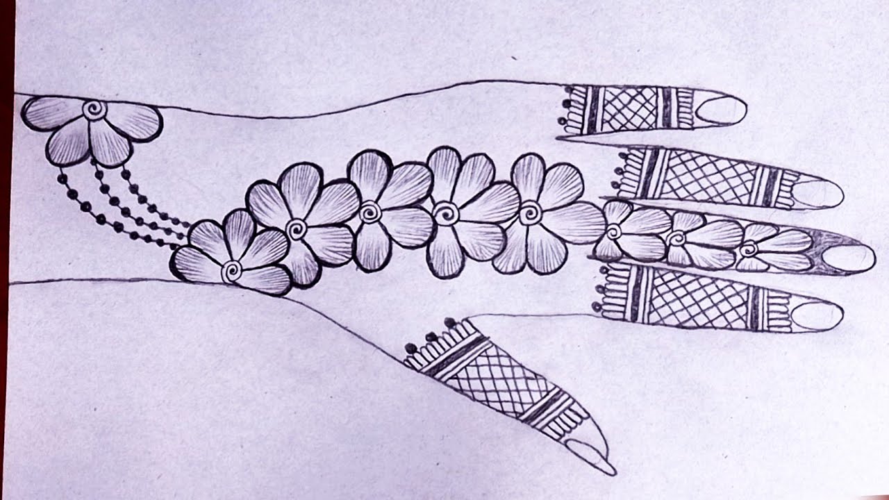 🔥Full hand Mehandi design ❤️simple and easy | beautiful Mehandi design | pencil Mehandi design 