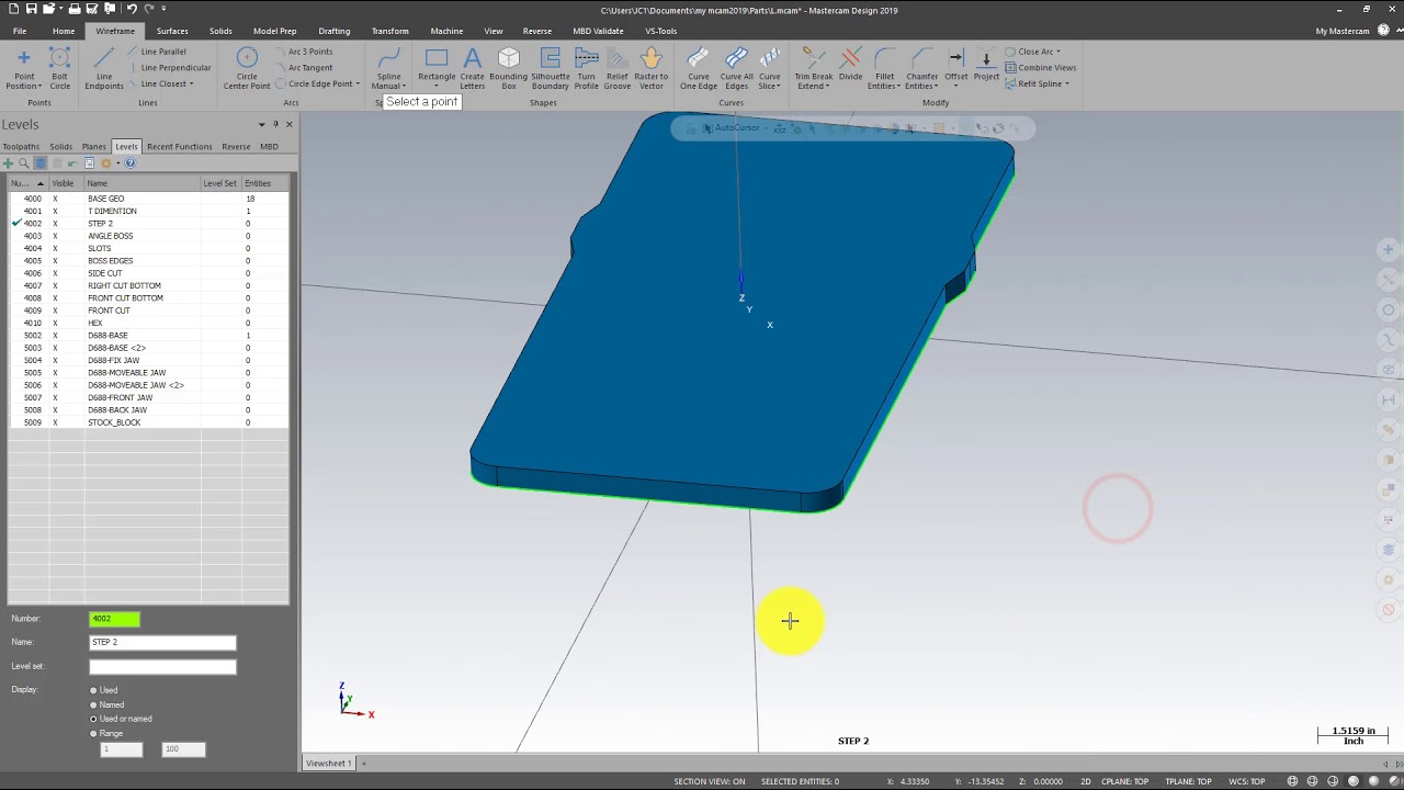 How to Create a Vise - Mastercam 2019
