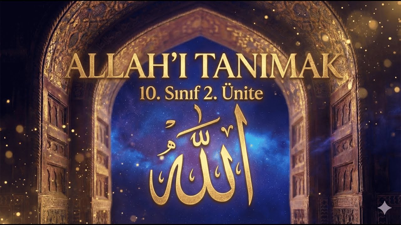 10. Sınıf Din Kültürü 2. Ünite: Allah'ın Varlığının Delilleri ve İsim & Sıfatlar