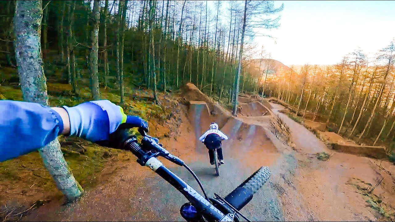 RIDING THE SICKEST DOWNHILL MTB JUMPS FOR SLOPEDURO BIKE TRICKS!!