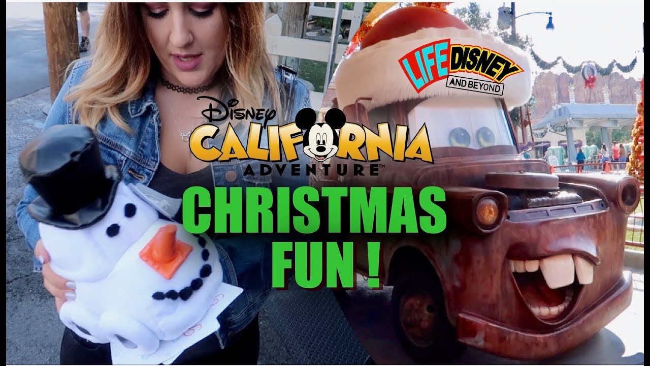 Christmas Fun in DCA! Finding Santa, A Jingle Bridge Fail, Carsland Holiday Decor, and More!