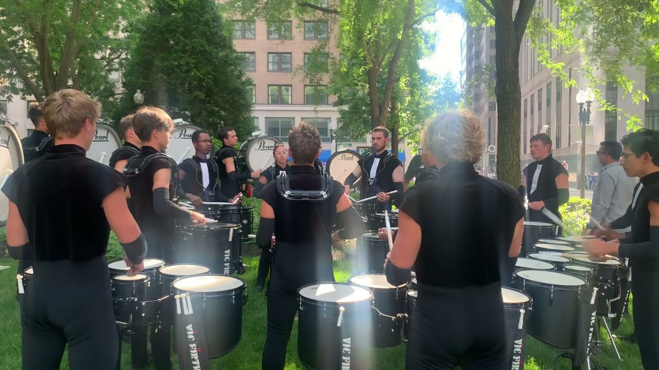 Boston Crusaders Drumline 2024 | Concert in the Park | Warmup 1