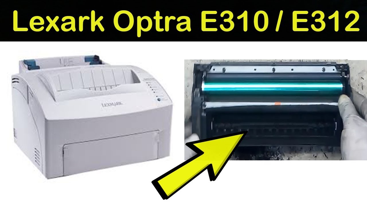 How to Refill Lexmark Optra (( E310 / E312 ))Toner Cartridge ? تعبئه حباره ليكس مارك بنفسك في المنزل