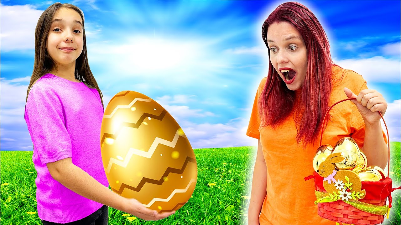 🥇 CÂȘTIGĂ 1000 💶 în 🐇 VÂNĂTOAREA de OUĂ de PAȘTE la SUPERMARKET 🐣 CINE GĂSEȘTE OUL de AUR 🥚