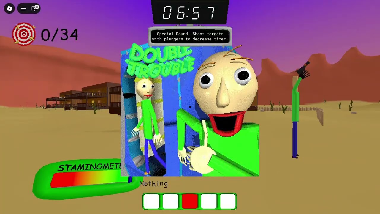 Playing Baldi Frenzy