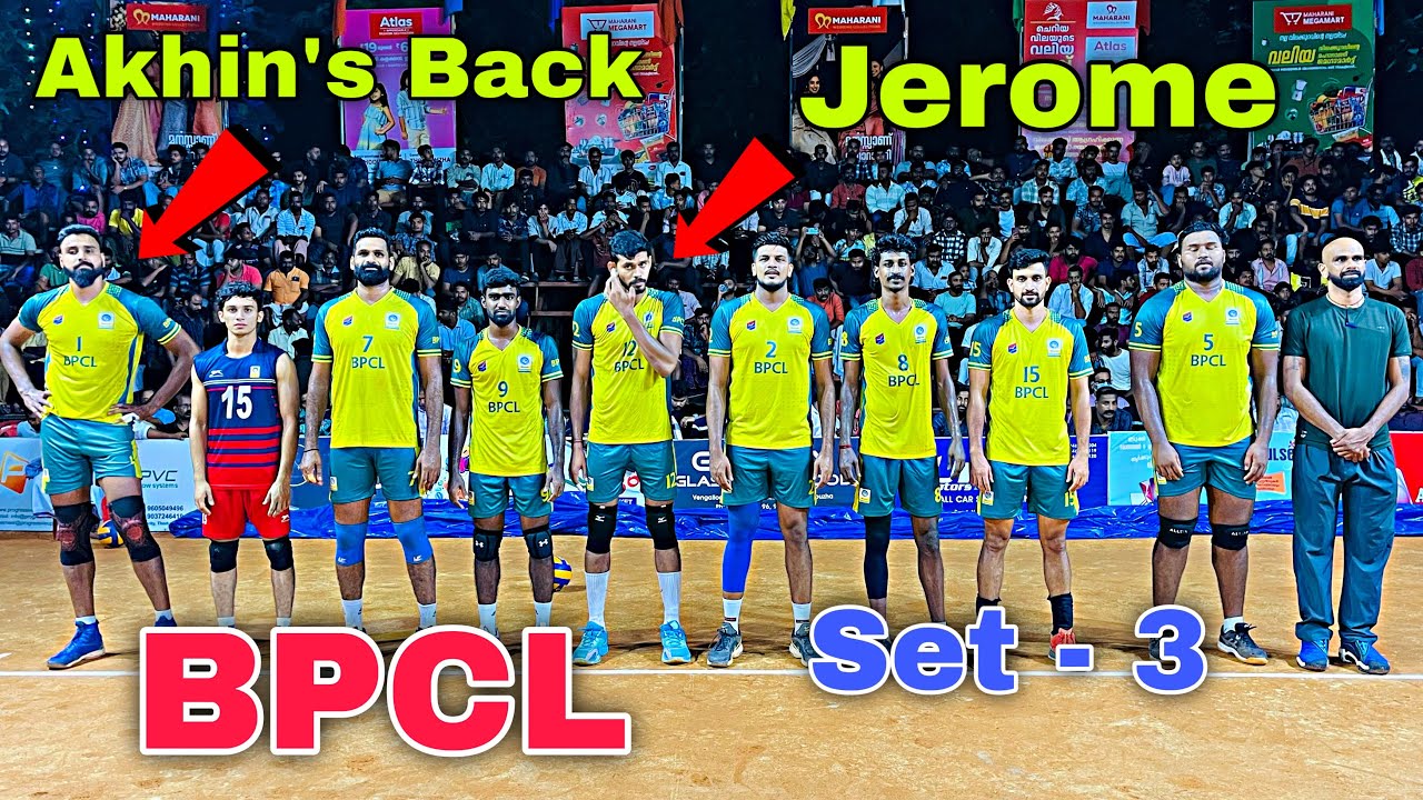 Akhin Jas Back 💪 BPCL Vs Service’s 🔥 Set - 3 | Jerome 👌 Thodupuzha All India- 2023