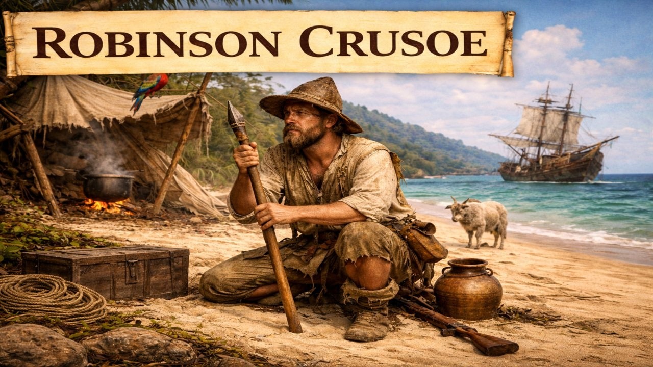 Alone for 28 Years | The Story of Robinson Crusoe