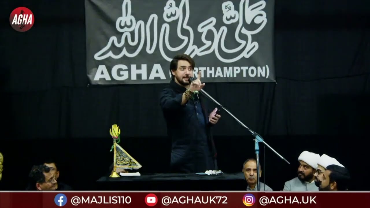 Europe's Largest Markazi Majlis 2023 - Farhan Ali Waris (Karachi) - AGHA (Northampton)