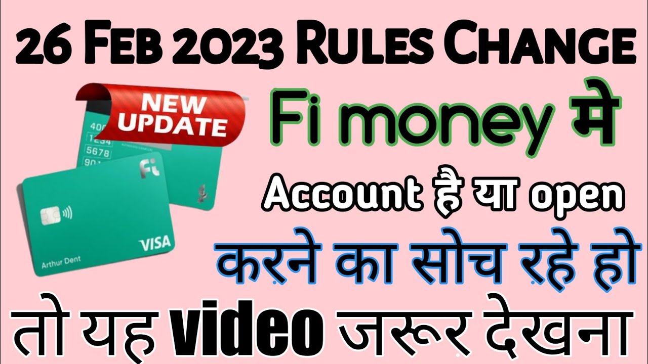 fi money bank account opening | fi money bank account new updates | fi money account opening