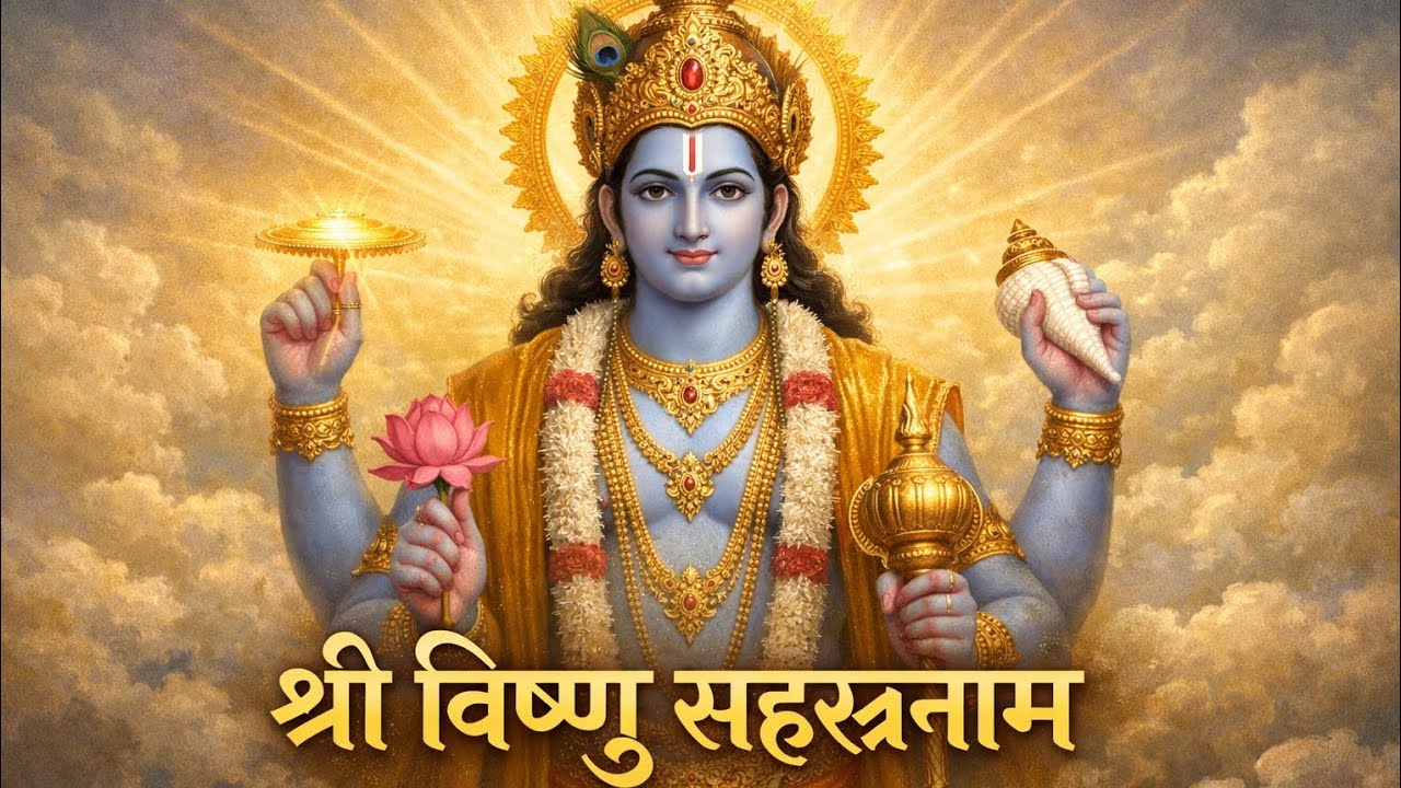 श्री विष्णु सहस्रनाम | Vishnu Sahasranamam Full Path | 1000 Names of Lord Vishnu | Peaceful Chant