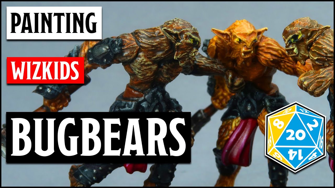 How to paint Bugbears | D&D Temple of Elemental Evil Boardgame | Boxes of Shame