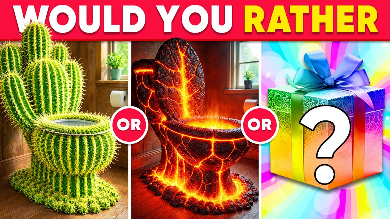Would You Rather - MYSTERY Gift Edition 🤔🎁 HARDEST Choices Ever ⚠️❓ Quiz Dino