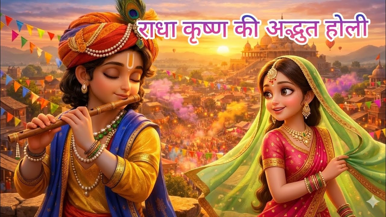 “Radha Krishna Ki Holi – Holika Dahan Se Rangwali Holi Tak”
