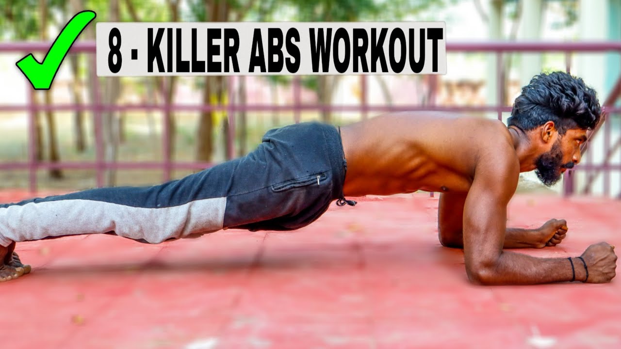 4 MINUTES KILLER ABS WORKOUT ( 10 Day RESULTS )