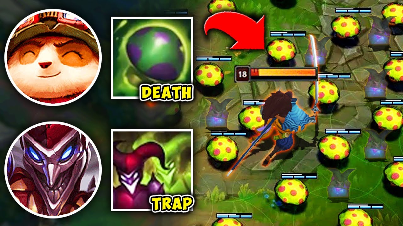 WE COVERED THE MAP WITH BOOBY TRAPS AND WATCHED THEM DIE - League of Legends