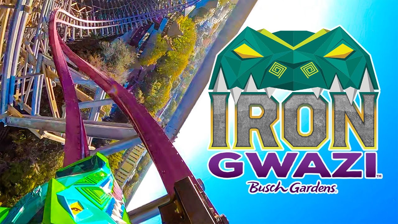 Iron Gwazi REAL POV! 4K Multi Angle Full Roller Coaster Review Busch Gardens Tampa