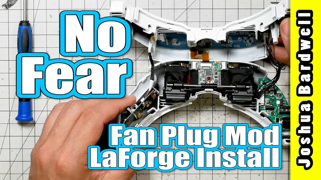 LaForge v4 Internal Install and Fan Plug Mod | FATSHARK GOGGLE MOD
